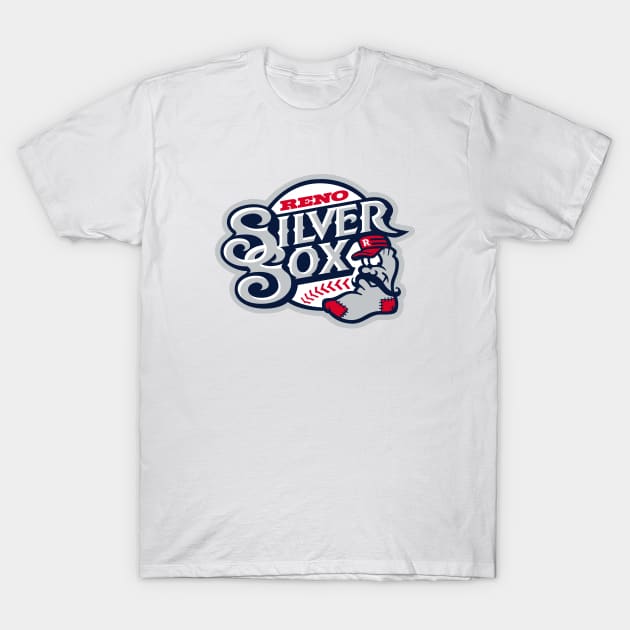 Defunct Reno Silver Sox Golden League Baseball T-Shirt by LocalZonly